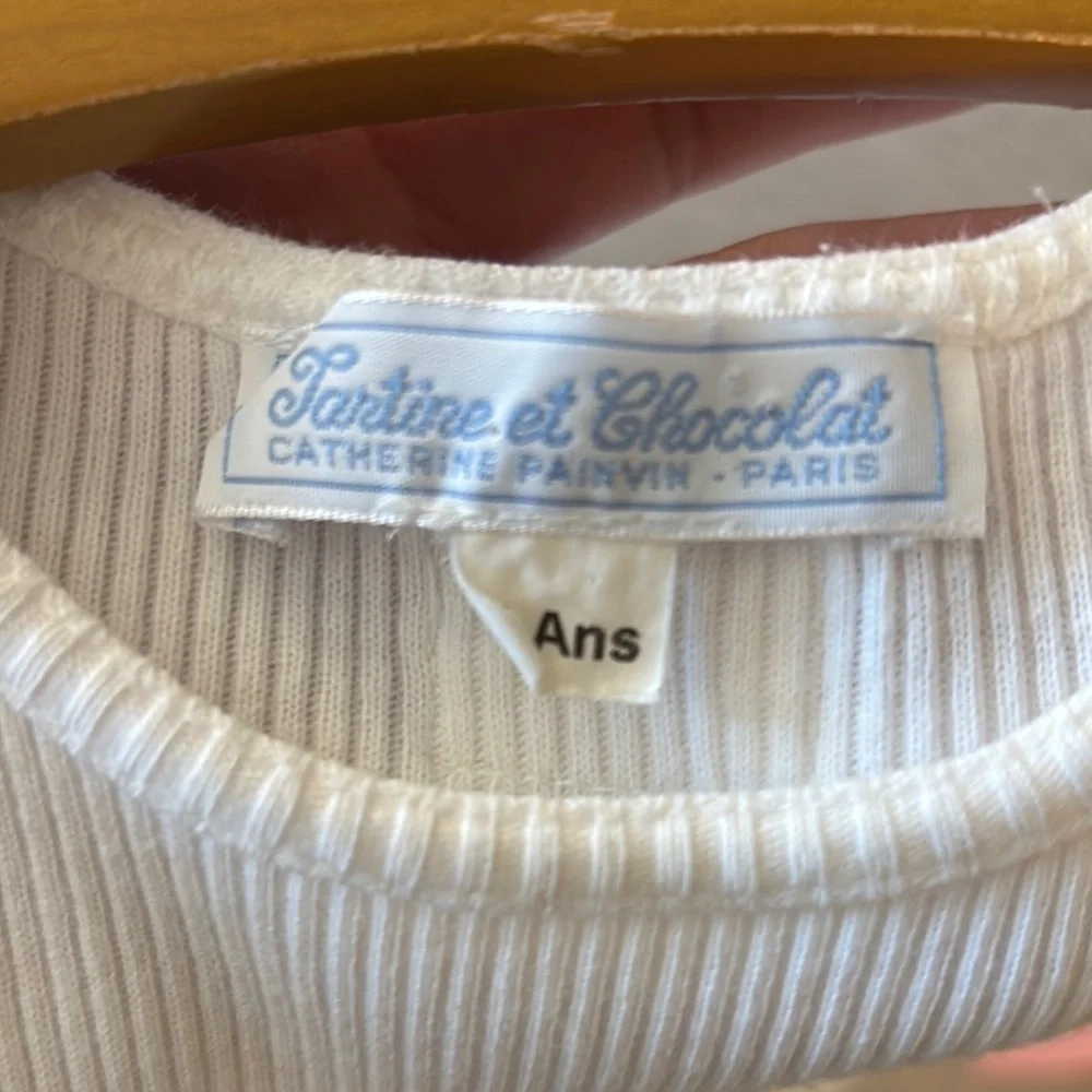 Tartine et Chocolat White and Blue Casual Sundress - Picture 5 of 5